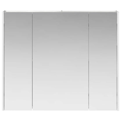 vidaXL Bathroom Mirror Cabinet Concrete Grey 83.5 x 15.5 x 70 cm