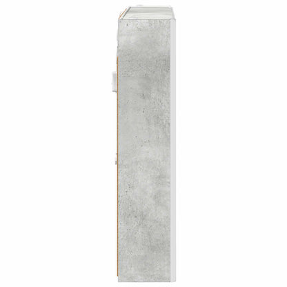 vidaXL Bathroom Mirror Cabinet Concrete Grey 83.5 x 15.5 x 70 cm