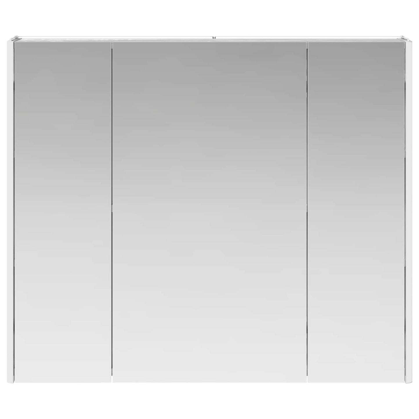 vidaXL Bathroom Mirror Cabinet Grey Sonoma 83.5 x 15.5 x 70 cm