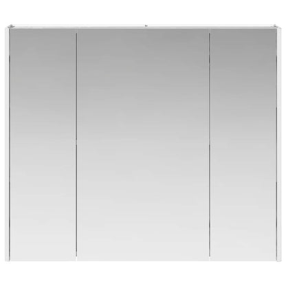 vidaXL Bathroom Mirror Cabinet Grey Sonoma 83.5 x 15.5 x 70 cm