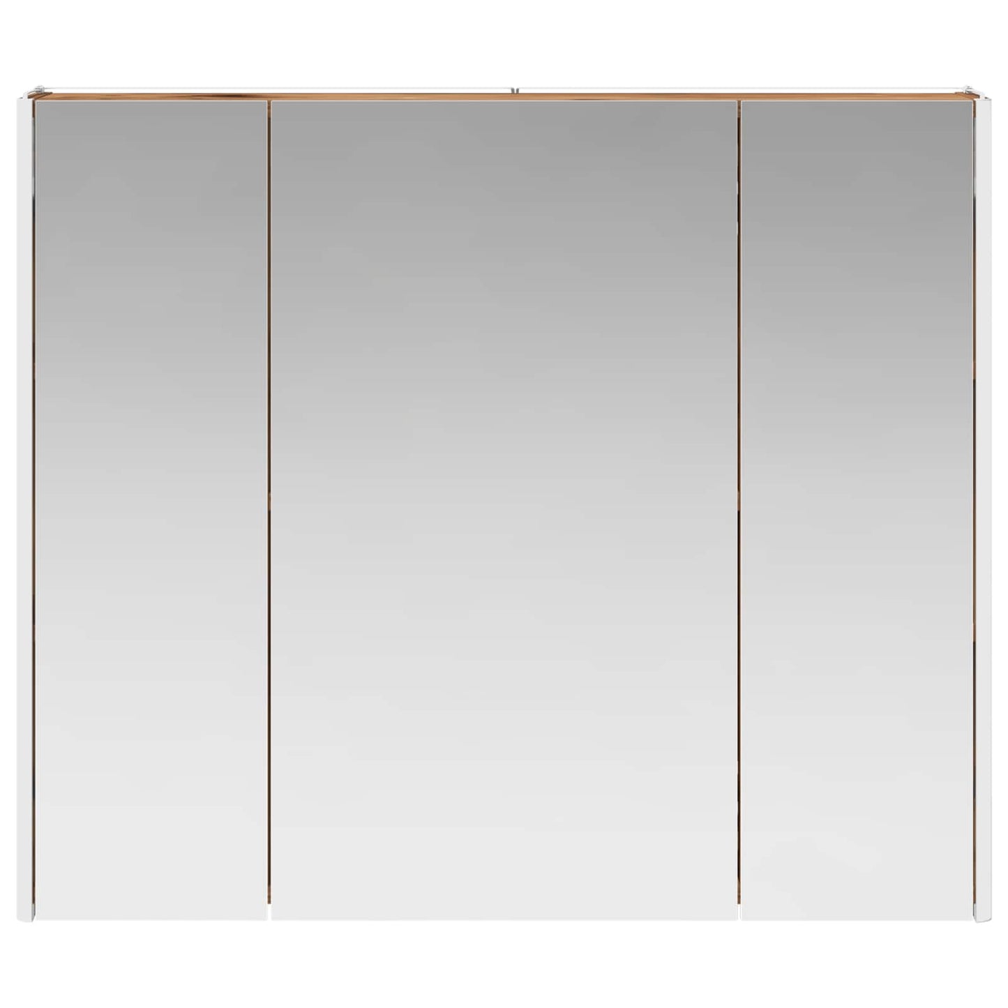vidaXL Bathroom Mirror Cabinet Old Wood 83.5 x 15.5 x 70 cm