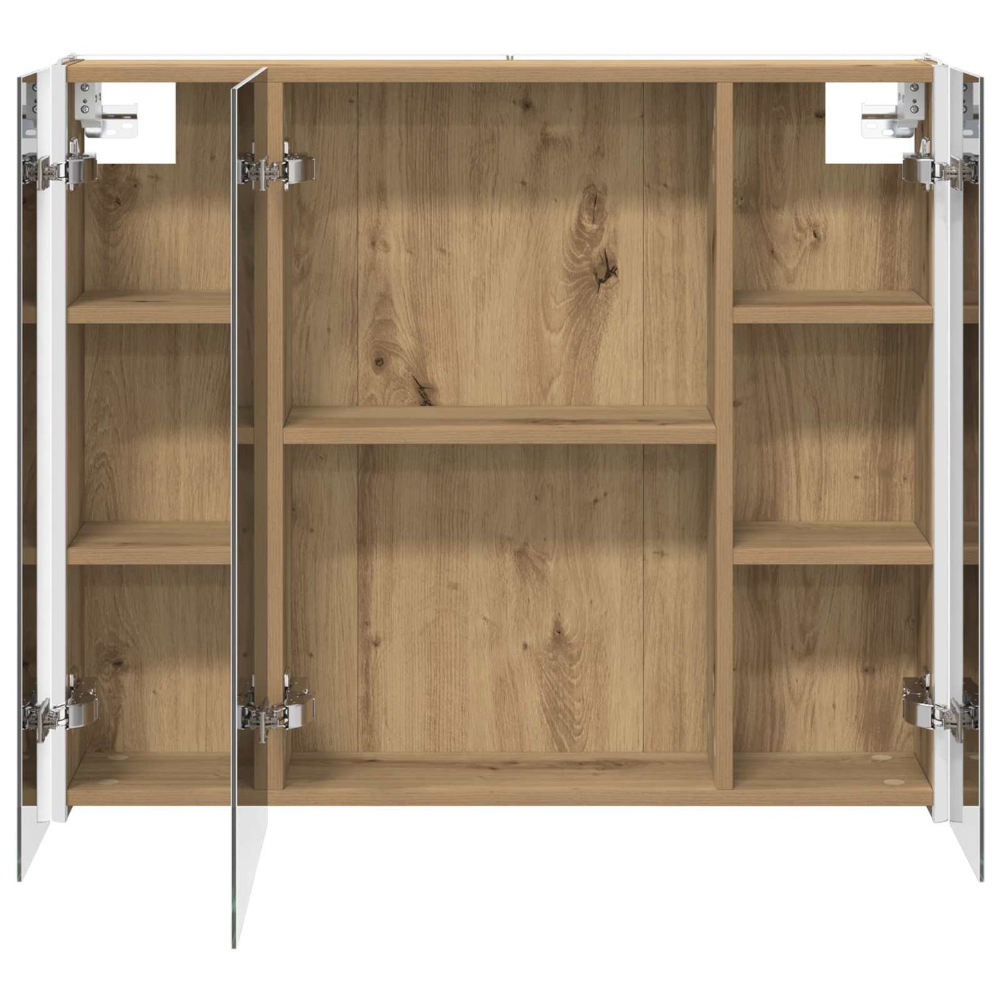 vidaXL Bathroom Mirror Cabinet Artisian Oak 83.5 x 15.5 x 70 cm