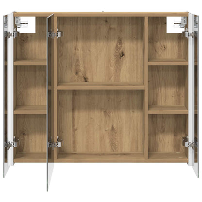 vidaXL Bathroom Mirror Cabinet Artisian Oak 83.5 x 15.5 x 70 cm