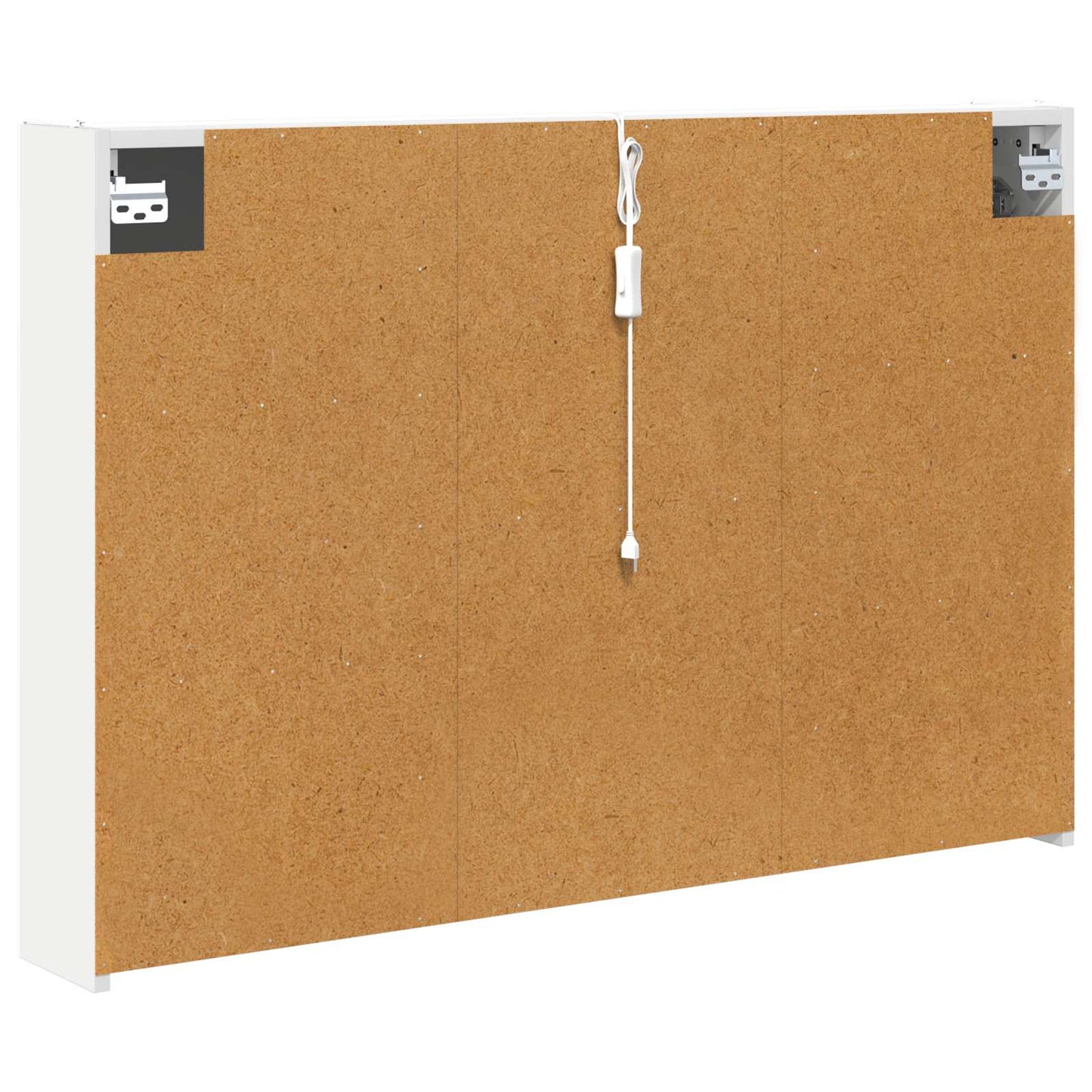 vidaXL Bathroom Mirror Cabinet White 103.5 x 15.5 x 70 cm