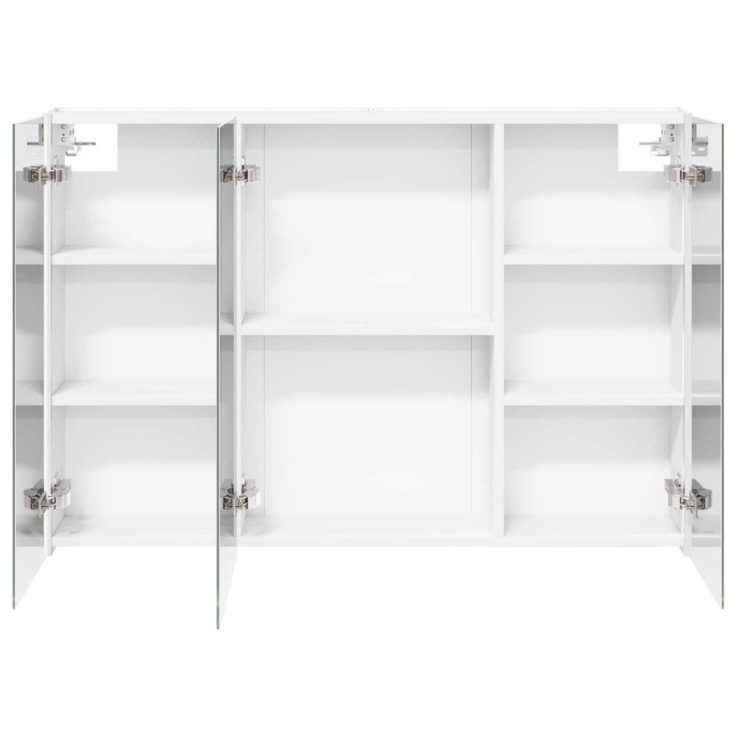 vidaXL Bathroom Mirror Cabinet White 103.5 x 15.5 x 70 cm