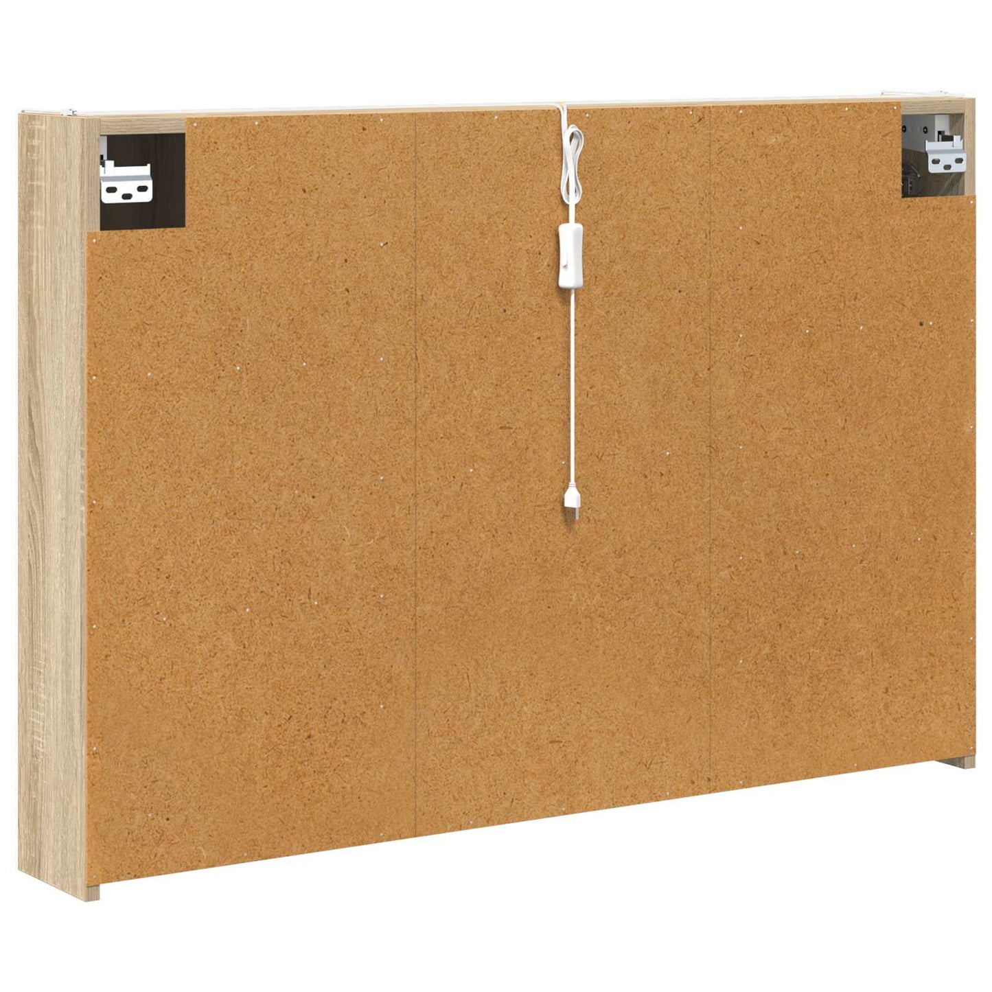 vidaXL Bathroom Mirror Cabinet Sonoma Oak 103.5 x 15.5 x 70 cm
