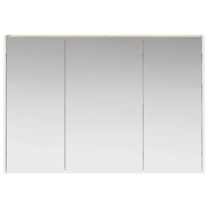 vidaXL Bathroom Mirror Cabinet Sonoma Oak 103.5 x 15.5 x 70 cm