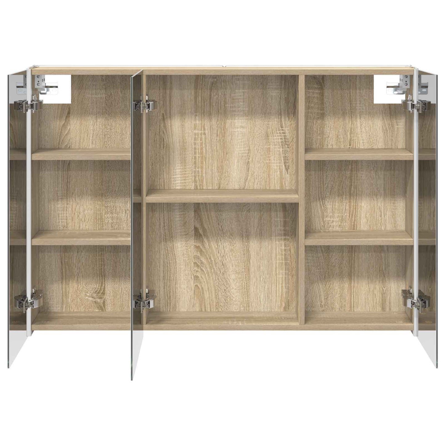 vidaXL Bathroom Mirror Cabinet Sonoma Oak 103.5 x 15.5 x 70 cm