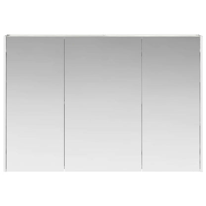 vidaXL Bathroom Mirror Cabinet Concrete Grey 103.5 x 15.5 x 70 cm