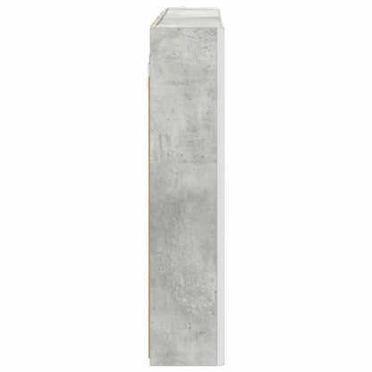vidaXL Bathroom Mirror Cabinet Concrete Grey 103.5 x 15.5 x 70 cm