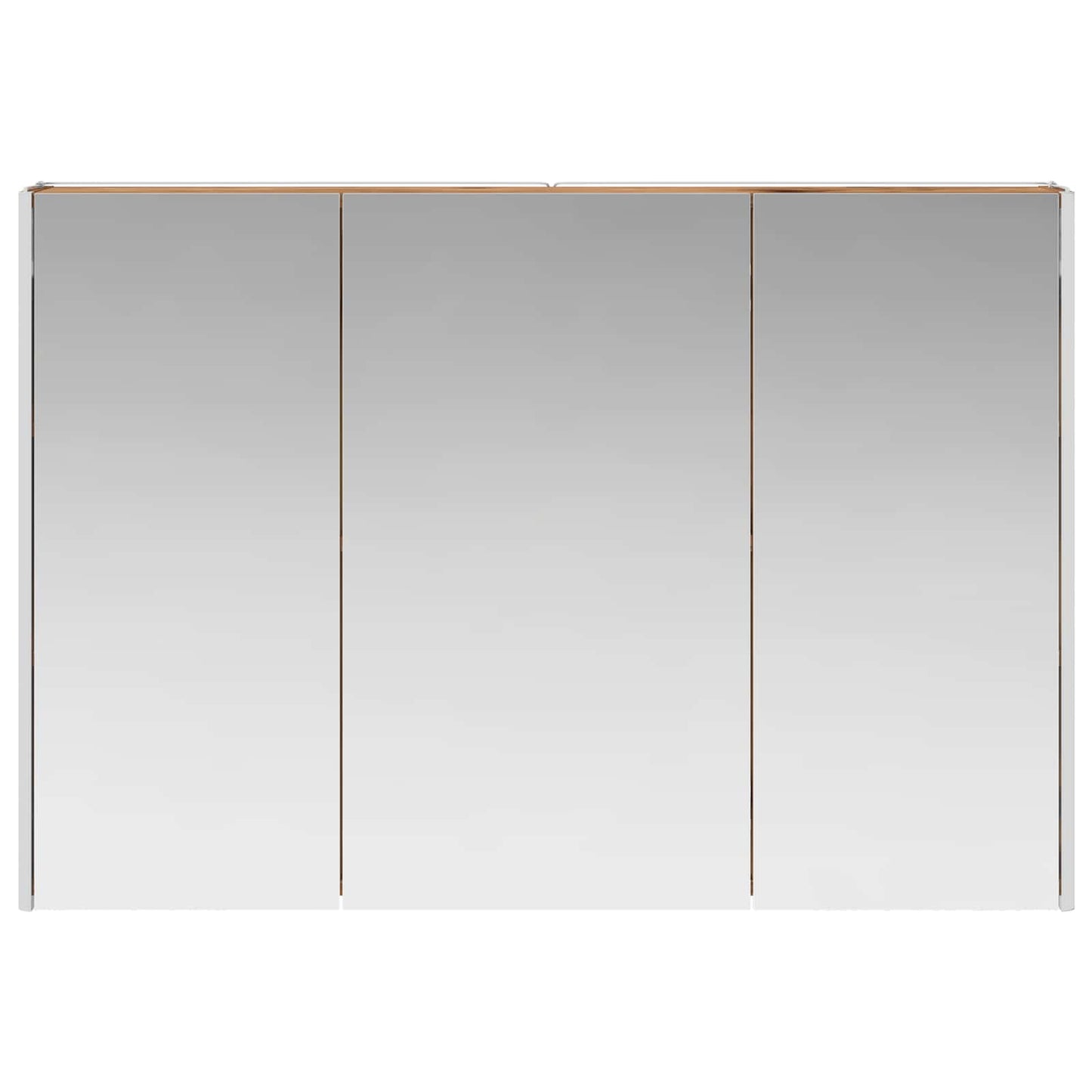 vidaXL Bathroom Mirror Cabinet Old Wood 103.5 x 15.5 x 70 cm