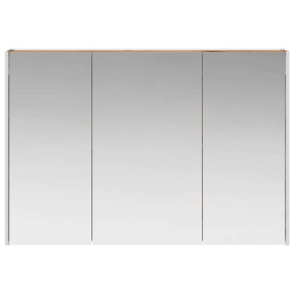 vidaXL Bathroom Mirror Cabinet Old Wood 103.5 x 15.5 x 70 cm