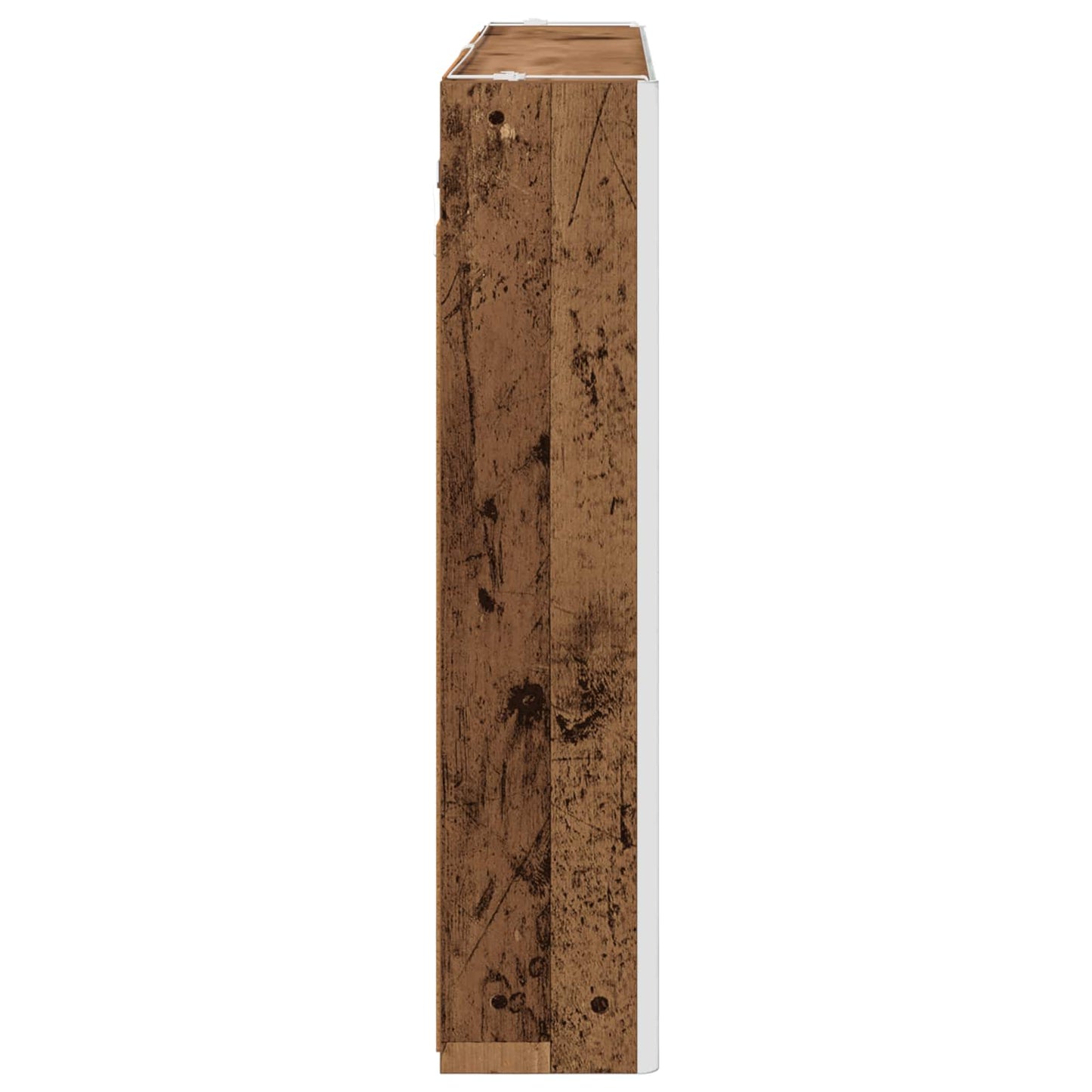 vidaXL Bathroom Mirror Cabinet Old Wood 103.5 x 15.5 x 70 cm