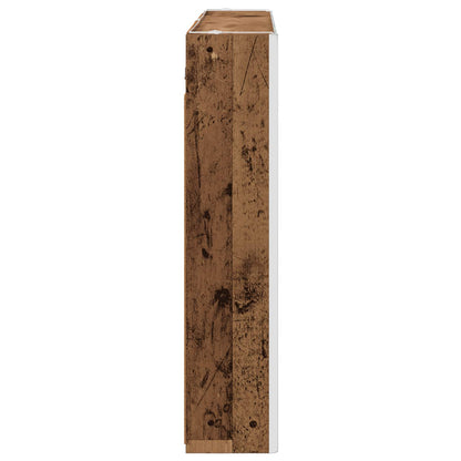 vidaXL Bathroom Mirror Cabinet Old Wood 103.5 x 15.5 x 70 cm