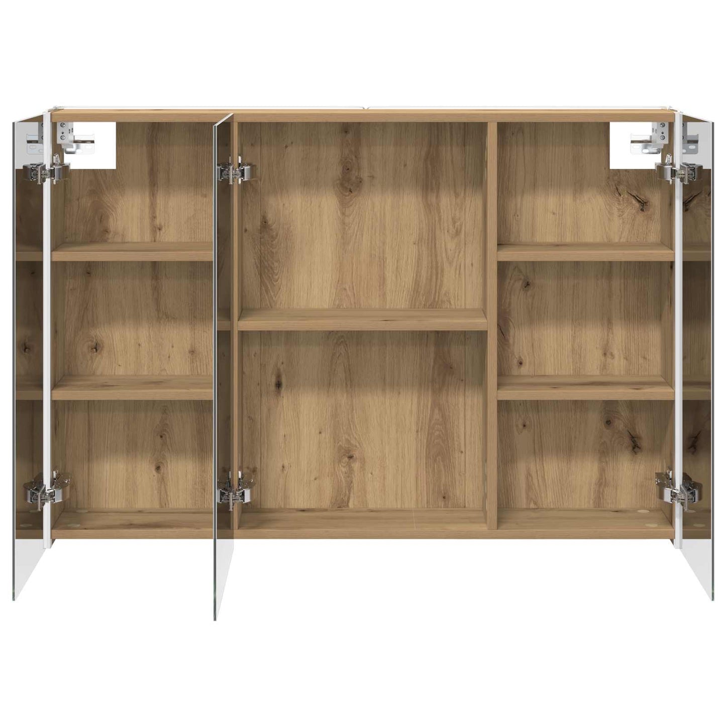 vidaXL Bathroom Mirror Cabinet Artisian Oak 103.5 x 15.5 x 70 cm