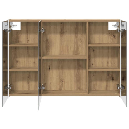 vidaXL Bathroom Mirror Cabinet Artisian Oak 103.5 x 15.5 x 70 cm
