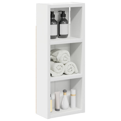 vidaXL Bathroom Wall Cabinet White 20 x 10 x 50 cm Engineered wood