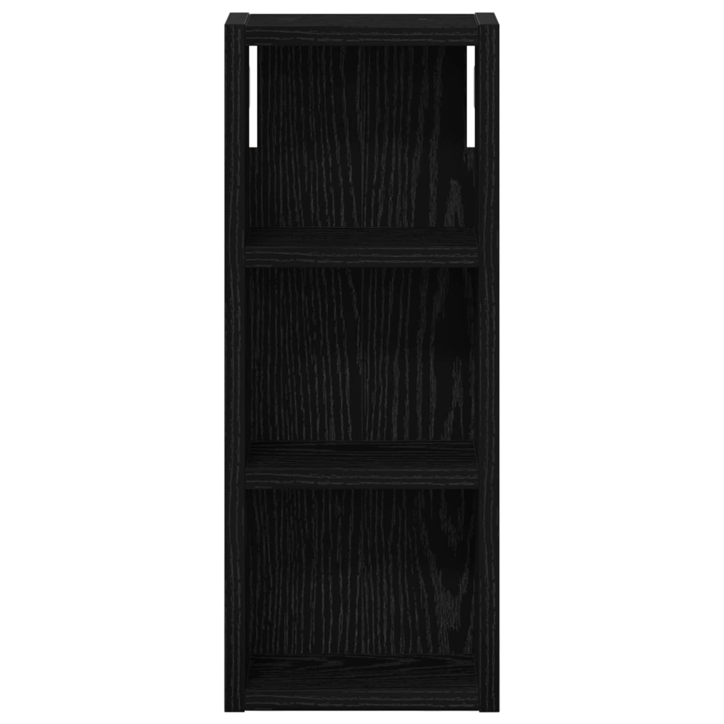 vidaXL Bathroom Wall Cabinet Black Oak 20 x 10 x 50 cm Engineered wood