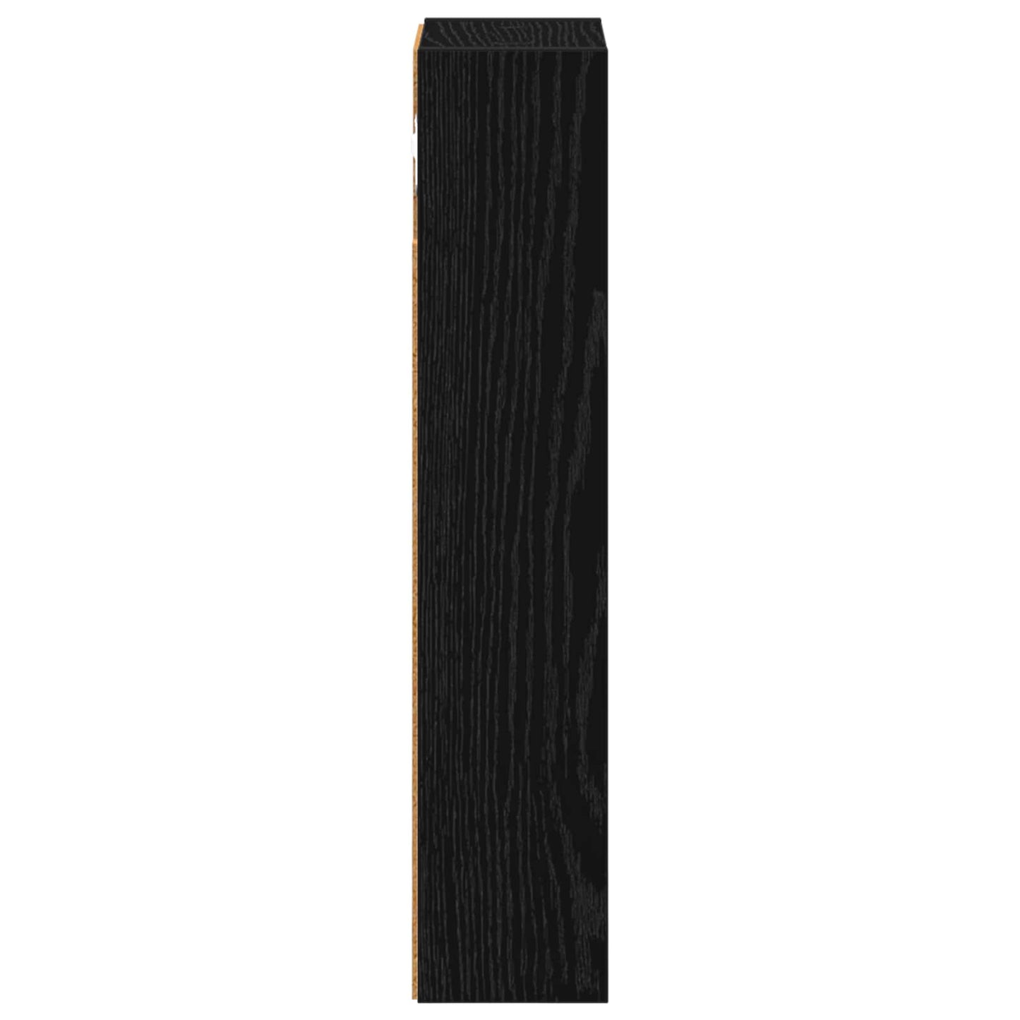 vidaXL Bathroom Wall Cabinet Black Oak 20 x 10 x 50 cm Engineered wood