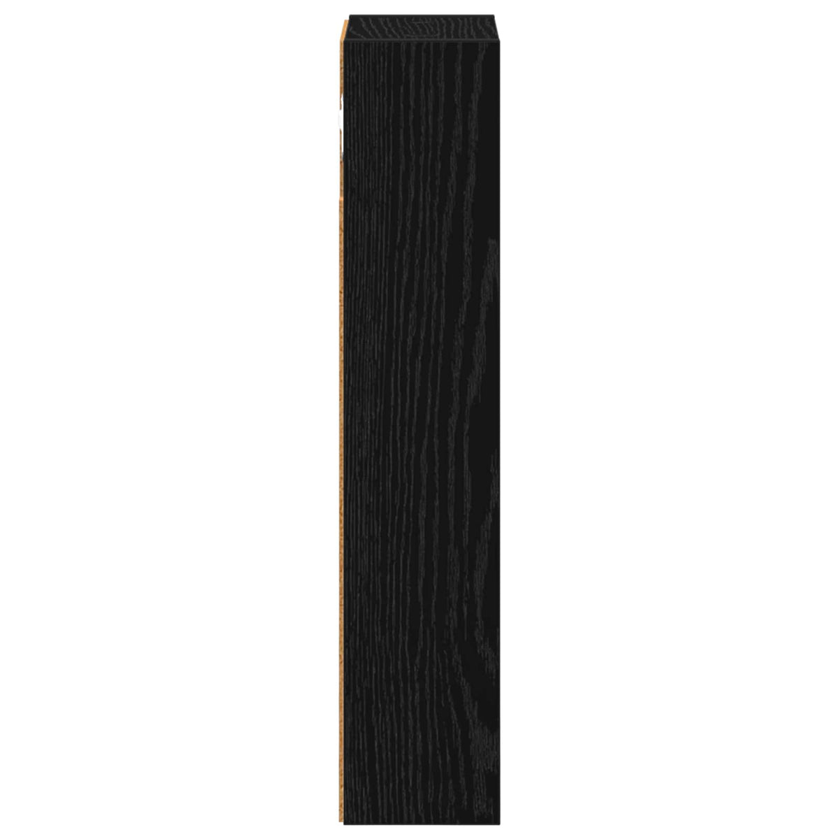 vidaXL Bathroom Wall Cabinet Black Oak 20 x 10 x 50 cm Engineered wood