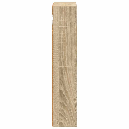 vidaXL Bathroom Wall Cabinet with Shelf Sonoma Oak 20 x 10 x 50 cm
