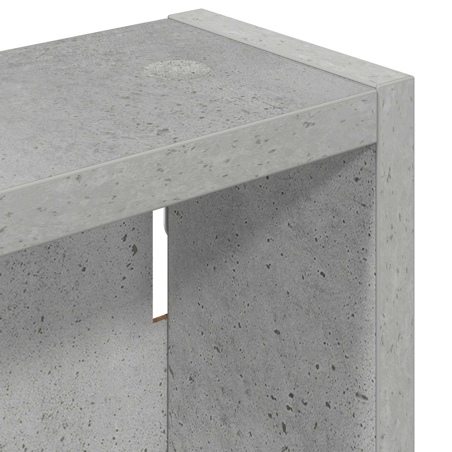 vidaXL Bathroom Wall Cabinet with Shelf Concrete Grey 20 x 10 x 50 cm
