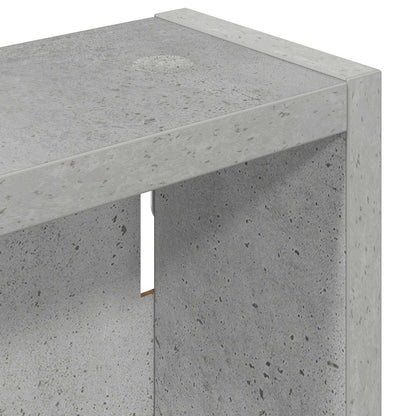 vidaXL Bathroom Wall Cabinet with Shelf Concrete Grey 20 x 10 x 50 cm