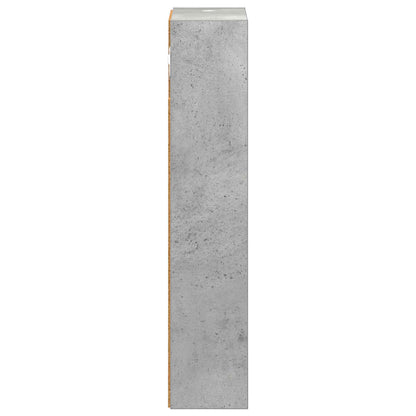 vidaXL Bathroom Wall Cabinet with Shelf Concrete Grey 20 x 10 x 50 cm