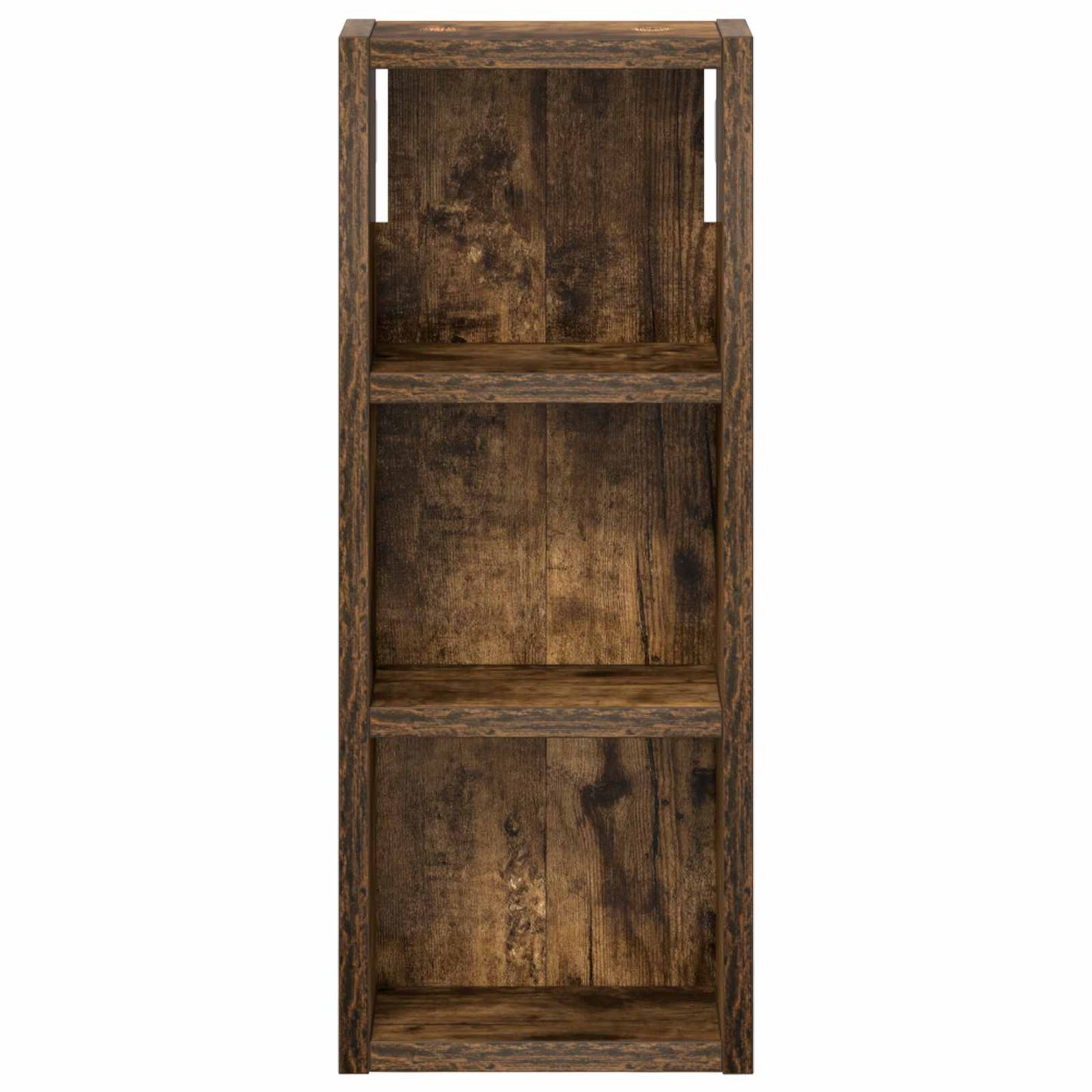 vidaXL Bathroom Wall Cabinet with Shelf Smoked Oak 20 x 10 x 50 cm