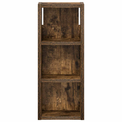 vidaXL Bathroom Wall Cabinet with Shelf Smoked Oak 20 x 10 x 50 cm