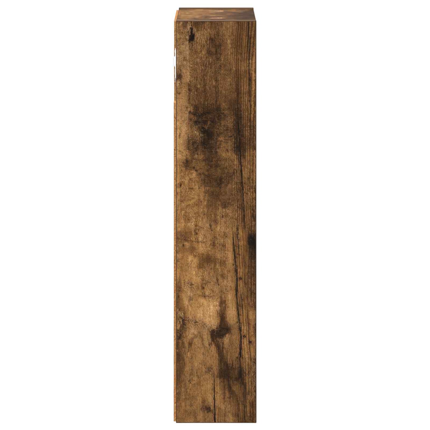 vidaXL Bathroom Wall Cabinet with Shelf Smoked Oak 20 x 10 x 50 cm