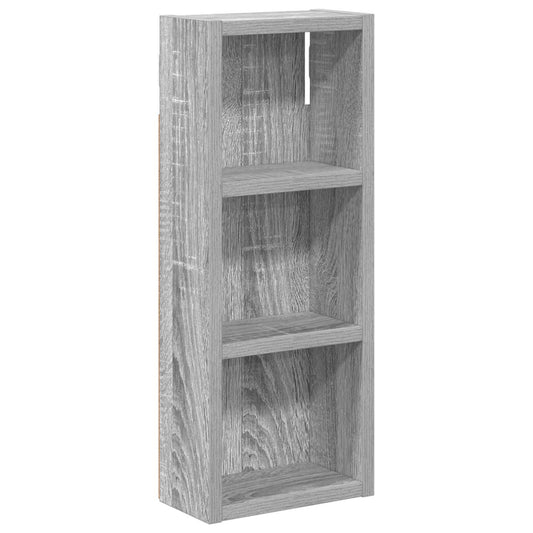 vidaXL Bathroom Wall Cabinet Grey Sonoma 20 x 10 x 50 cm