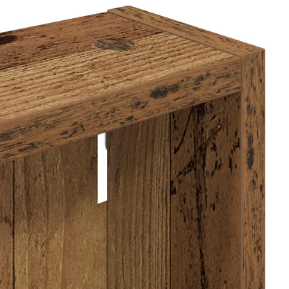 vidaXL Bathroom Wall Cabinet Old Wood 20 x 10 x 50 cm Engineered wood
