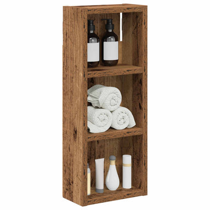 vidaXL Bathroom Wall Cabinet Old Wood 20 x 10 x 50 cm Engineered wood