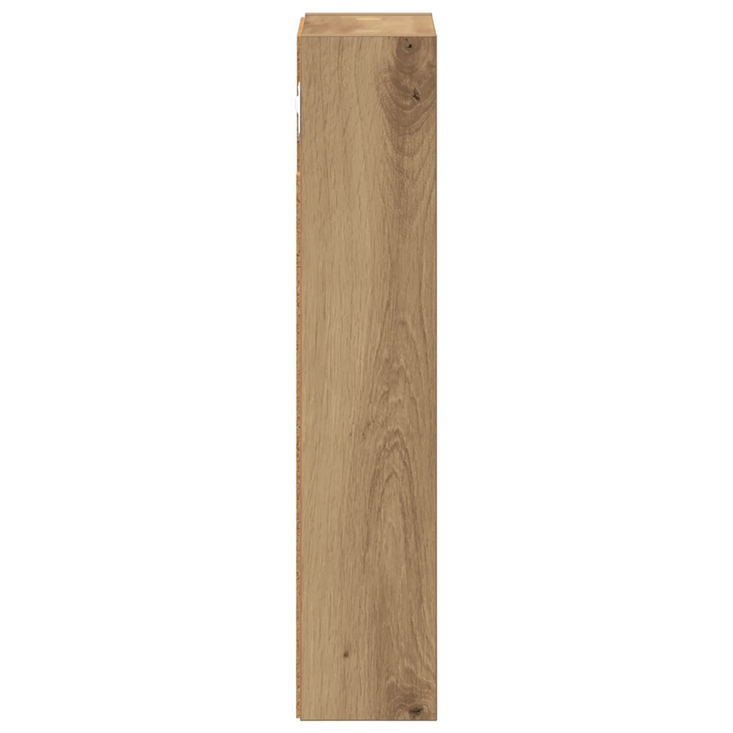 vidaXL Bathroom Wall Cabinet with Shelf Artisian Oak 20 x 10 x 50 cm