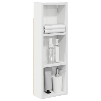 vidaXL Bathroom Wall Cabinet White 20 x 10 x 60.5 cm Engineered wood