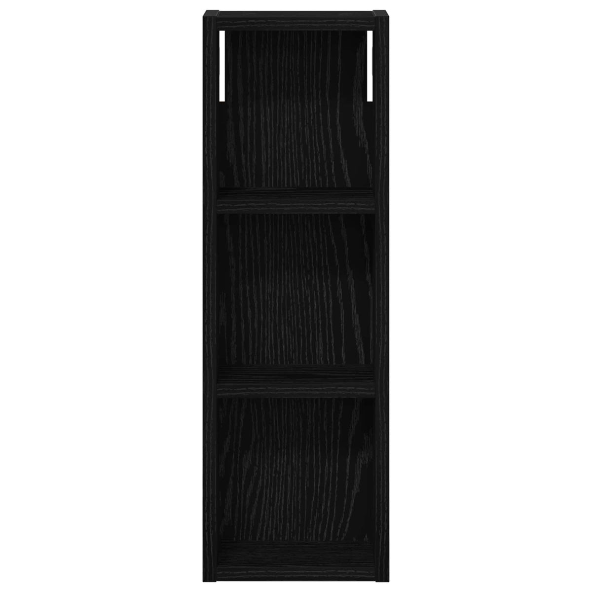 vidaXL Bathroom Wall Cabinet Black Oak 20 x 10 x 60.5 cm
