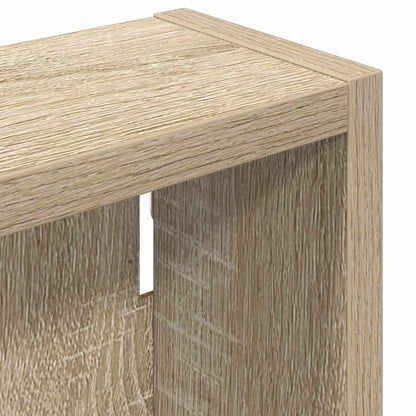 vidaXL Bathroom Wall Cabinet with Shelf Sonoma Oak 20 x 10 x 60.5 cm