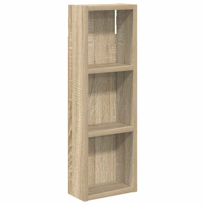 vidaXL Bathroom Wall Cabinet with Shelf Sonoma Oak 20 x 10 x 60.5 cm