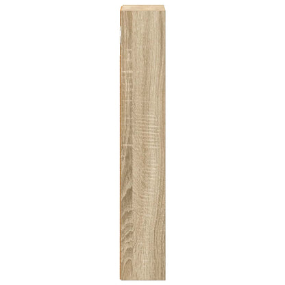 vidaXL Bathroom Wall Cabinet with Shelf Sonoma Oak 20 x 10 x 60.5 cm
