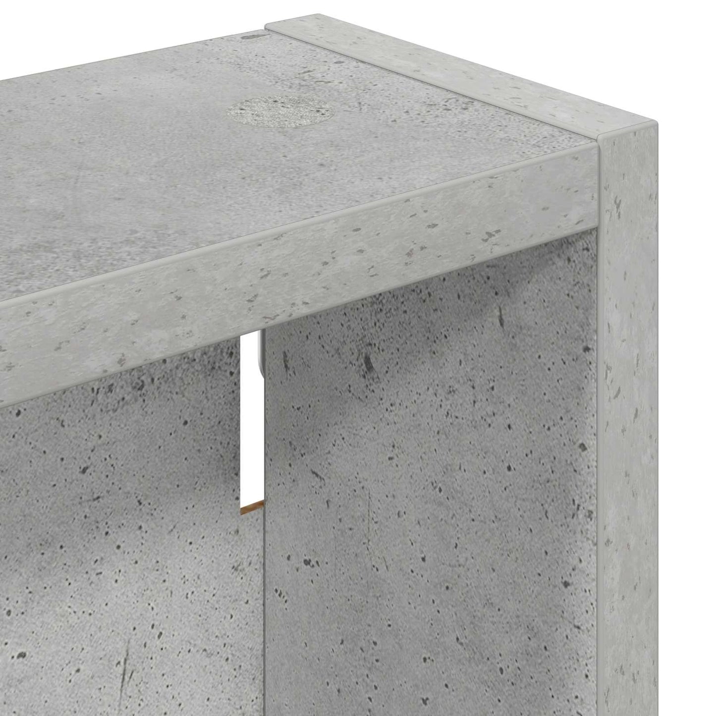 vidaXL Bathroom Wall Cabinet Concrete Grey 20 x 10 x 60.5 cm