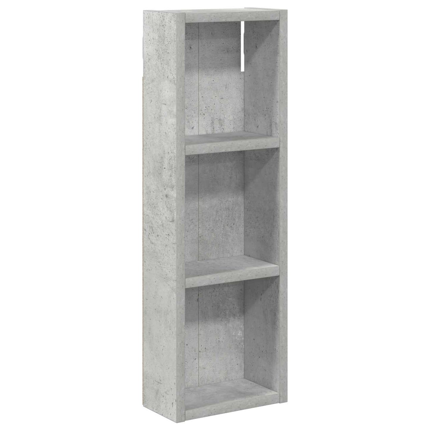 vidaXL Bathroom Wall Cabinet Concrete Grey 20 x 10 x 60.5 cm