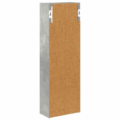 vidaXL Bathroom Wall Cabinet Concrete Grey 20 x 10 x 60.5 cm