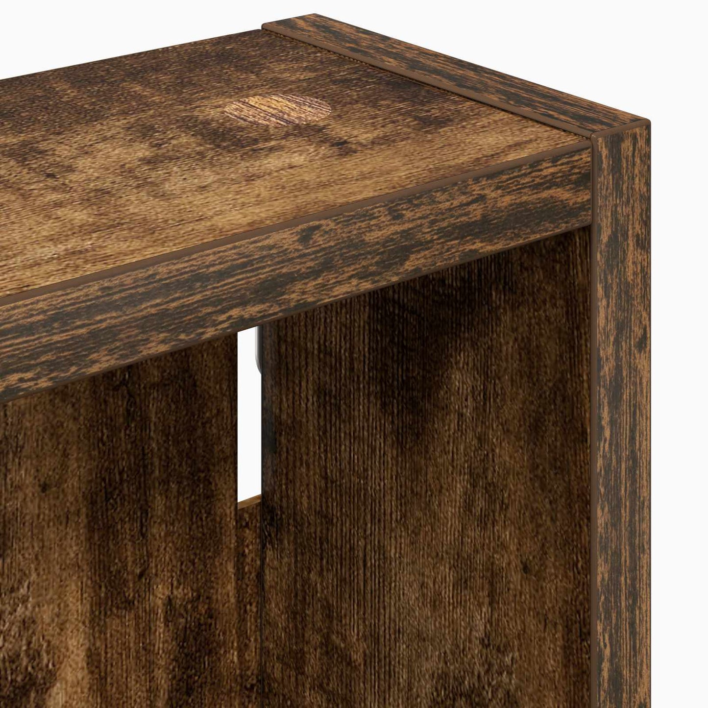 vidaXL Bathroom Wall Cabinet Smoked Oak 20 x 10 x 60.5 cm
