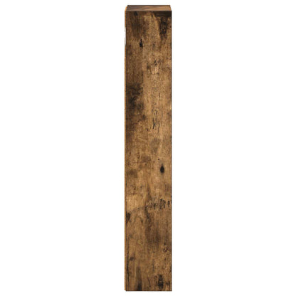 vidaXL Bathroom Wall Cabinet Smoked Oak 20 x 10 x 60.5 cm