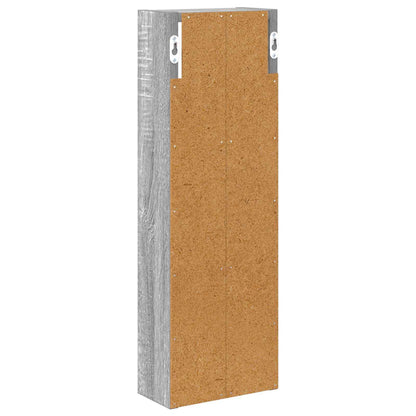 vidaXL Bathroom Wall Cabinet Grey Sonoma 20 x 10 x 60.5 cm