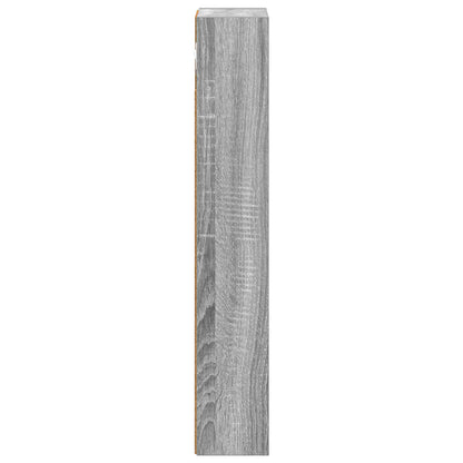 vidaXL Bathroom Wall Cabinet Grey Sonoma 20 x 10 x 60.5 cm