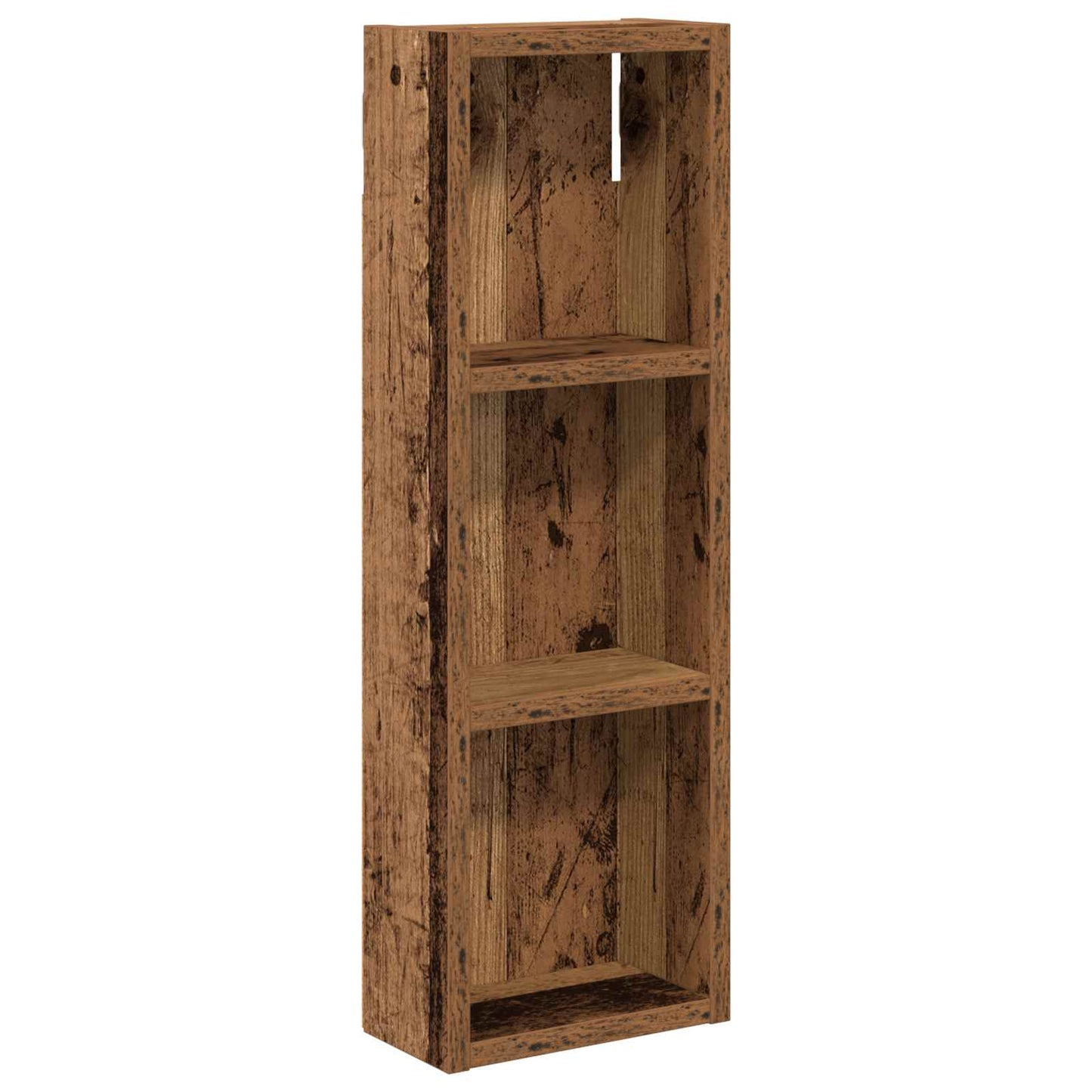 vidaXL Bathroom Wall Cabinet with Shelf Old Wood 20 x 10 x 60.5 cm