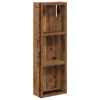 vidaXL Bathroom Wall Cabinet with Shelf Old Wood 20 x 10 x 60.5 cm