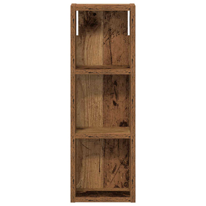 vidaXL Bathroom Wall Cabinet with Shelf Old Wood 20 x 10 x 60.5 cm